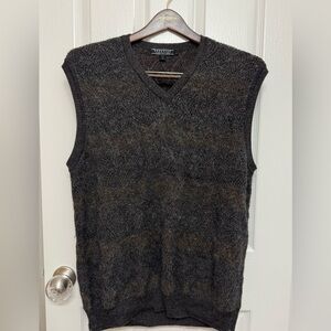 Peruvian Connection Alpaca Wool Sweater Vest V-Neck Size L Peru